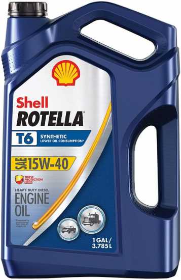 RotellaT6 Full Synthetic Oil 15W-40 Diesel Engine 