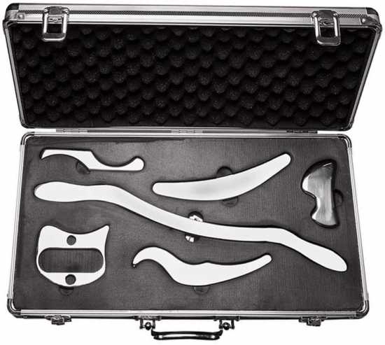 Stainless Steel Graston Gua Sha Scraping Massage Tool Set - IASTM Tools